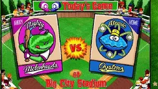 Backyard Baseball 97: Melonheads at Oysters (Super Entire Nation Tournament Game 1)
