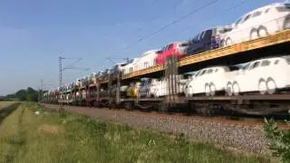 bunter Bahnverkehr in Rohrsen [HD]