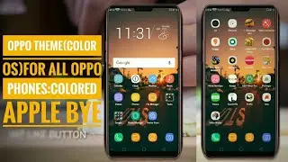 Oppo Theme(Color Os )For All Oppo Phones:Colored Apple Bye