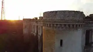 Mystery of the Abandoned Estate at Sunset 🌅🏚️
