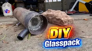 Custom Glasspack Muffler Build for ATV