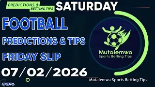 FOOTBALL PREDICTIONS TODAY 07/02/2026 PREDICTIONS TODAY|BETTING TIPS, #betting@sports betting tips
