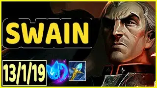 SWAIN VS VEIGAR - 13/1/19 KDA MID GAMEPLAY EMERALD III