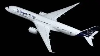 JFOX Lufthansa #TogetherAgain A350-900 D-AIXP
