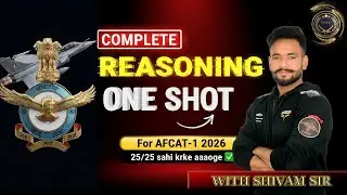 AFCAT 1 2026: Reasoning Maha Marathon ✈️ | Score 75/75 | New Pattern Questions | Sabre Academy