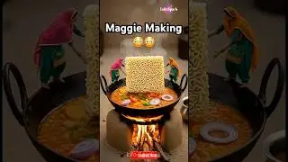 Tiny Punjabi Women Make a Giant Maggie #maggirecipe #maggimasala #magginoodles #maggilover #viral