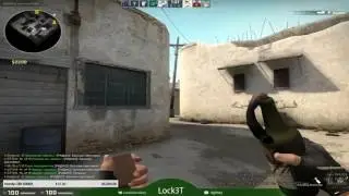 Lock3T awp 1v5 dust2