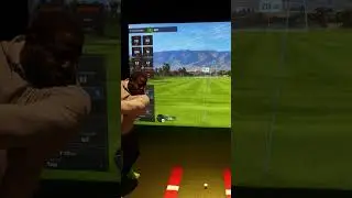 Help. Driver 189 yds Swing Advice Golf Simulator | Slower Tempo + Swing Metrics 📊 #Golf #Practice