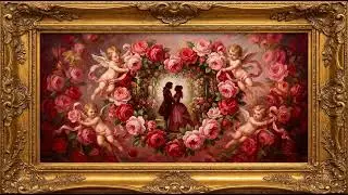 Valentine&rsquo;s Day Romantic Painting 12h | Frame TV Art 4K | Elegant Love Decor