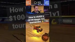 How to clutch a $100 Hoops 1v1 tournament #rocketleague