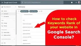 How to find keywords of your website ranking in Search Engine results