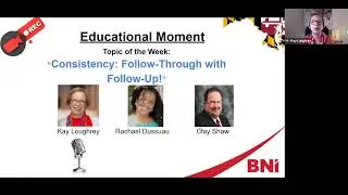 BNI Educational Moment: Consistency & Follow-Up. Lessons from &ldquo;Networking Like a Pro&rdquo; | Kay Loughrey