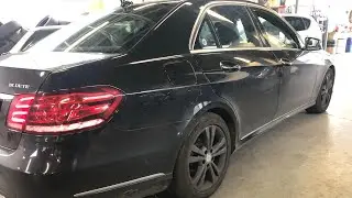 Mercedes Benz E class rear lamp failure full replacement video