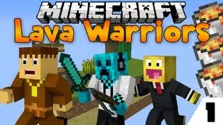 Minecraft: Lava Warriors! W/ DISCOMONK And Friends!! #1 - DISCO CREEPER! [MiniGame]
