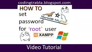 XAMPP - set password for root user ( MySQL / MariaDB ) on Windows byAO