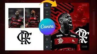 Como Fazer Arte de Futebol no Canva — Flyer esportivo Simples e Rápido