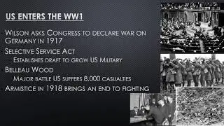 US Regents Review: Video #34: US Enters WWI