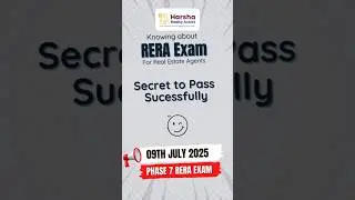 Secret to Pass Exam ? Knowing about RERA Exam for Real Estate Agents #reracompliance #RERAExam