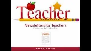 Tips for Teachers using Newsletters in the Classroom