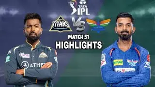 Gujarat Vs Lucknow | Gt Vs Lsg Highlights 2023 | Tata IPL 2023 Highlights | Match 51 | Lsg Vs Gt