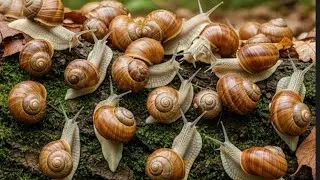 A Walk with the Snail! The Slowpoke That's So Cute (Colony) 