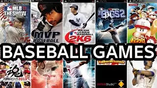 TOP 20 BEST BASEBALL GAMES FOR PSP[PLAYSTATION PORTABLE]