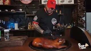 LECHON EN EL WEBER