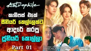 P1|සීනියර් කෙල්ලෙක්ට ආදරේ කරපු කොල්ලා💖| Astrophile drama recaps|House of Cinema #thaidrama
