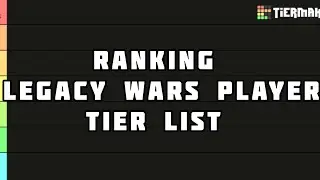 Power Rangers Legacy Wars Ranking Legacy Wars Player Tier List