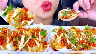 ONION CUP DUMPLINGS | ASMR | MUKBANG | EATING SOUNDS | TIKTOK VIRAL FOODS