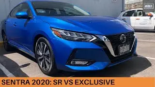 NUEVO Nissan Sentra 2020 SR TM vs EXCLUSIVE CVT | AUTOSIE7E