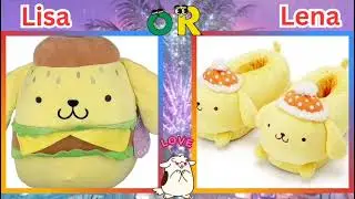 Lisa vs lena |Sanrio pompompurin |Lisa or lena pompompurin