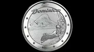 Серебряная монета 1oz Доминика 2 доллара 2018 Восточные Карибы (1oz silver Dominica 2018)