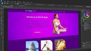 Comment r&eacute;aliser une maquette de site web avec Affinity Designer ?