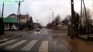 Siedlce przykładowa trasa egzaminacyjna nr 2.
