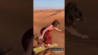 Sandboarding in Morocco Sahara Desert 🐫🏜⛺ 🏂 experience. #sandboding #adventure #desert  #morocco