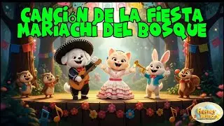 🎉 Canción de la Fiesta Mariachi del Bosque 🌲 | Honey Wind Español 🐿️
