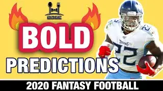 BOLD Predictions for 2020 Fantasy Football (AFC Episode)