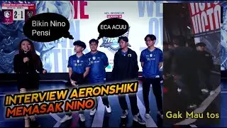 AERONSHIKI MEMASAK AE NINO DI BIKIN PENSI - FAVIAN ECA ACU - INTERVIEW TLID VS AE MPLID S14