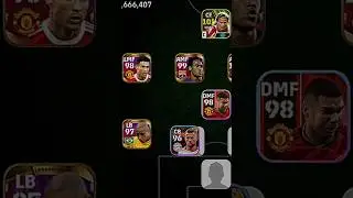 Best Squad 😈 | 4-1-4-1 Formation | eFootball 2024 Mobile #efootball #shorts #viral