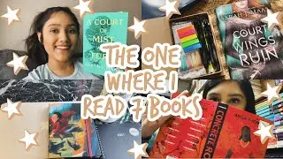 RANDOM READING VLOG #8 // lore, acotar & acomaf reread, concrete rose, book mail :)