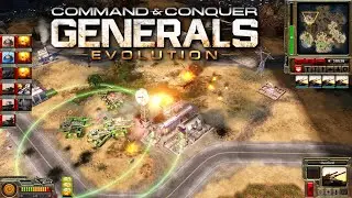 Китай против США в военно-морском порту Порт-Рейес — C&C Generals: Evolution в разрешении 4K Ultr...