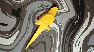 Create an adorable parrot with easy origami techniques