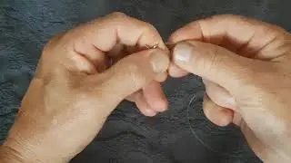How to tie a running ledger up and over rig