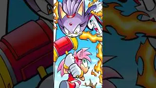 Эми встречает Блейза #sonicthehedgehog #amyrose #archiesonic