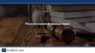 What does tenants in common mean?