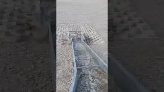 example of water retention structure drain system... #shorts