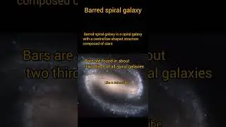 Barred Spiral galaxy     #like #shorts #youtube