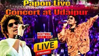PAPON LIVE  CONCERT AT UDAIPUR, TRIPURA II UNITY PROMO FEST 2025