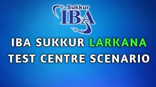 IBA Test centre larkana PST JEST|TUTOR ONLINE